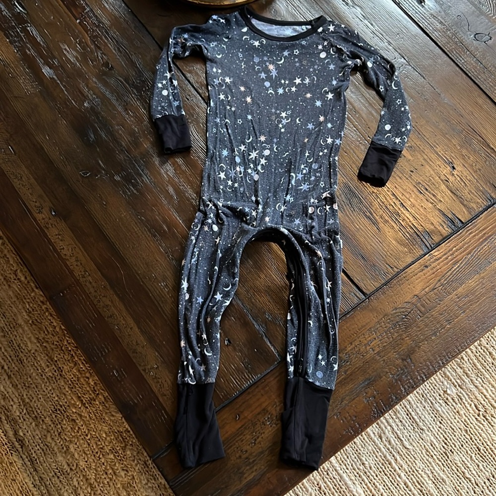 Little Sleepies Crescent Zippy Starry Sky